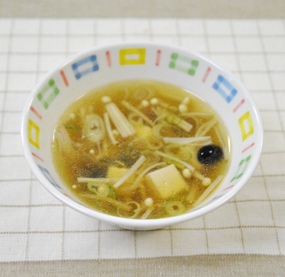 【中華料理】豆腐と黒豆の中華スープ