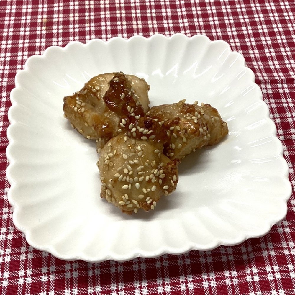 鶏の唐揚げ甘辛煮