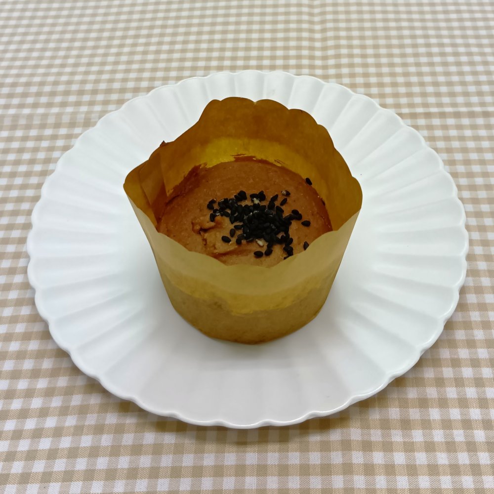 豆のココアケーキ(黒ごま入り)