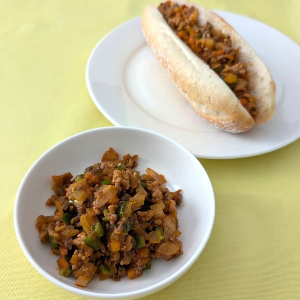 スラッピージョー（豚レバーチップ入り）